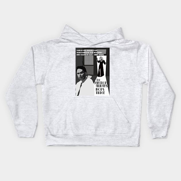 The Janitor Always Mops Twice. Film Noir spoof. IASIP Kids Hoodie by HeardUWereDead